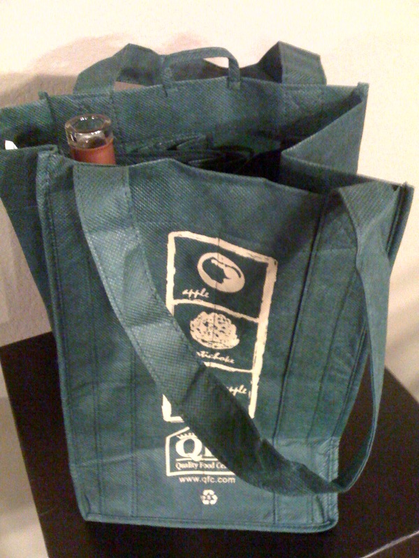 green wine bag